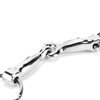Snaffle Bit Keychain, Horse Bit Key Knot Single Connector Pelham
