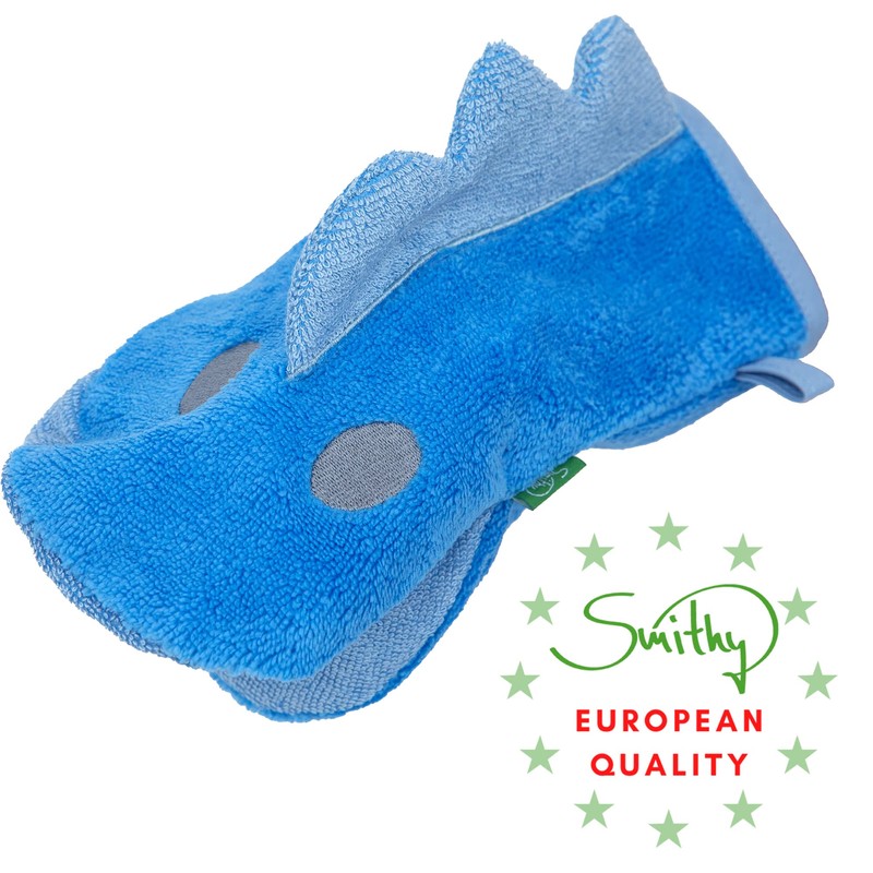 Wash Mitt Animals (Blue - Dino)