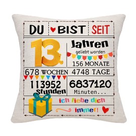 Bommex Birthday Gift Birthday Decorations for Women Men Girls Boys Cushion Covers Decorative Cushion Covers for Birthday Happy Birthday Gift (13)