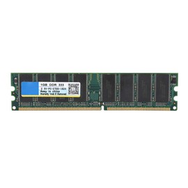 Tosuny 1G Desktop Memory, 1GB 333MHz 2.5V 184-Pin DDR-PC-2700 Desktop Computer Memory Compatible with and Motherboards