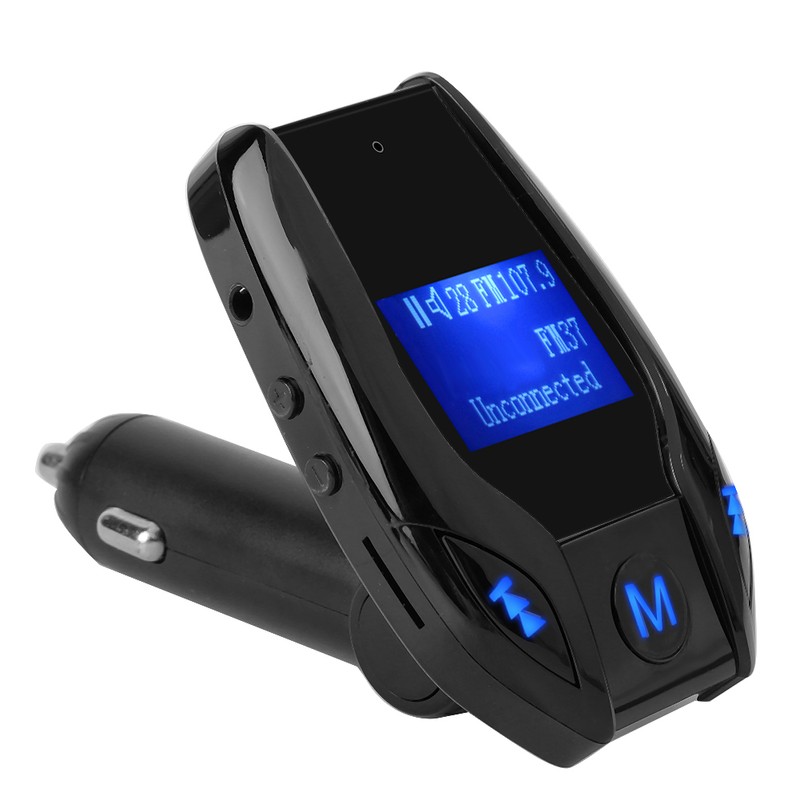 1.44 in LCD Car Bluetooth Music Player FM37 Transmitter 5V/2.1A