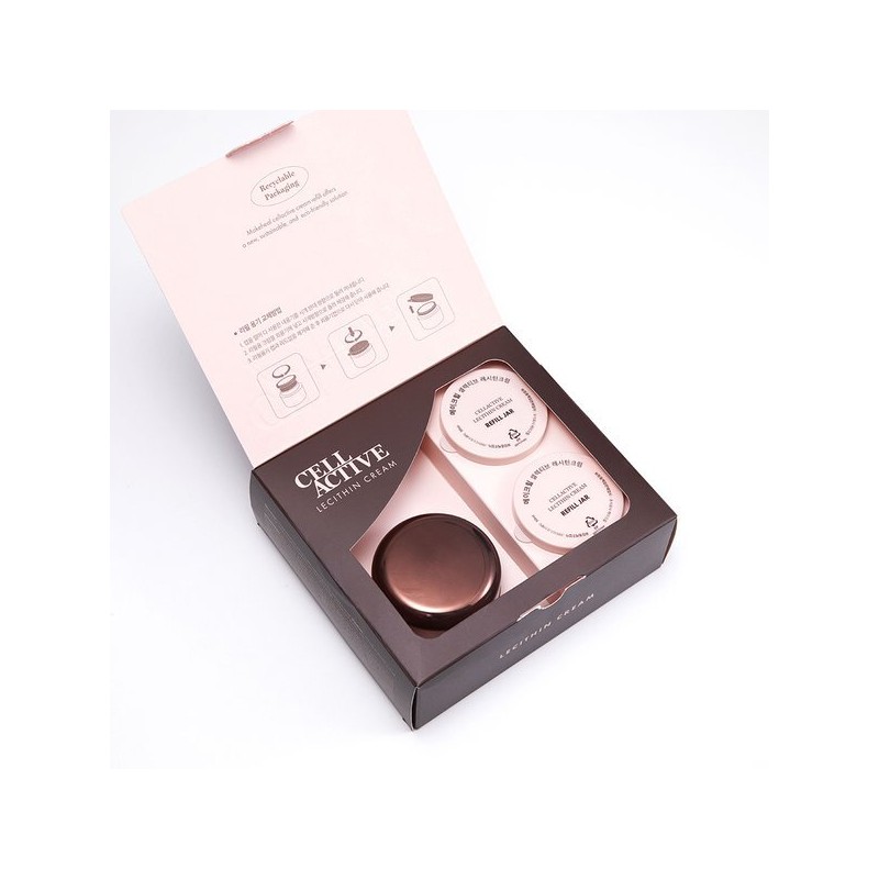 Make Heal 셀렉티브 레시틴크림 (본품+리필2개) Selective Lecithin Cream (Main Product