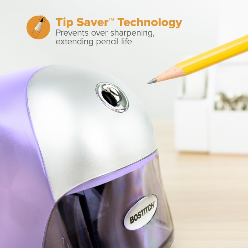 Bostitch Office QuietSharp Executive Heavy Duty Electric Pencil Sharpener for