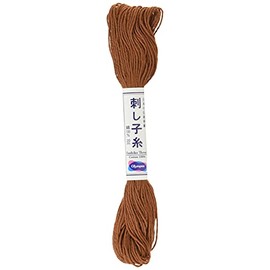 Olympus OS-3 Sashiko Brown 20m Skein Thread