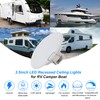 12V Recessed LED Lights-3.5” Ceiling Light with Spring Clips-RV Interior