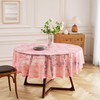 Warm Home Designs 36 Inch Round Tablecloth with English Rose