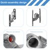 Dakzhou 304 Stainless Steel Gate Hinges 5/8" Heavy Duty Door