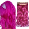 LaLuLoLi Hot Pink Cosplay Wedding Synthetic Hair Clip in Long