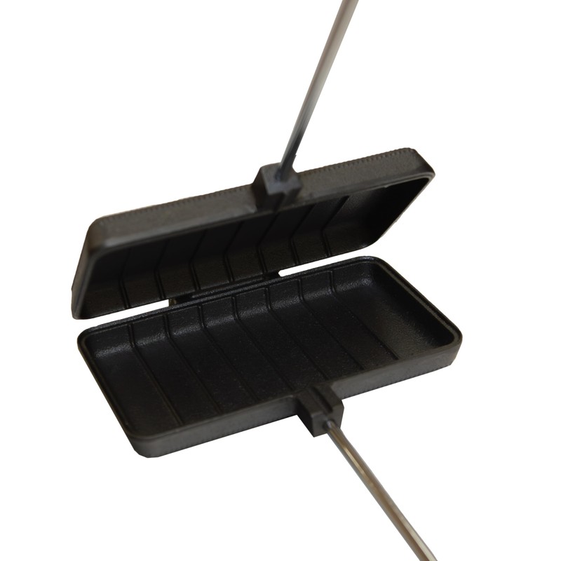 Stansport Cast Iron Double Pie Iron