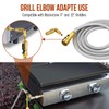 12FT Propane Hose Quick Connect Fittings for RV to Grill