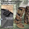 Hikeen Camo Snake Leg Gaiters, Adjustable Boot Gaiters for Hiking,