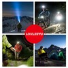 LONLEEYU Faros recargables, linterna LED con sensor de movimiento, diadema