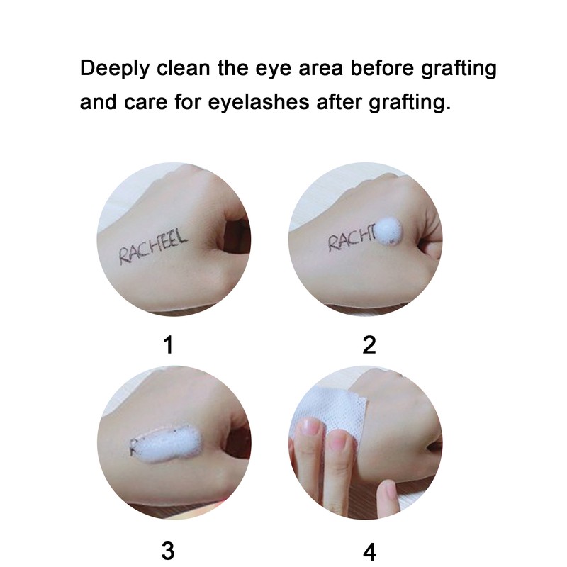 60ml Eyelash Extension Foam Cleaner Professional Mild Deep Cleaning Makeup
