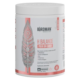 Birdman H Balance | Myo & D-Chiro Inositol, Citrato de Magnesio, Vitaminas y Zinc | Alta Concentración en Proporción 40:1 | Fórmula Premium Sin Aditivos | Sin Sabor | 60 Porciones | 444g