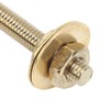 2 Set 4pcs Copper Billiards Snooker Pool Table Edge Hook