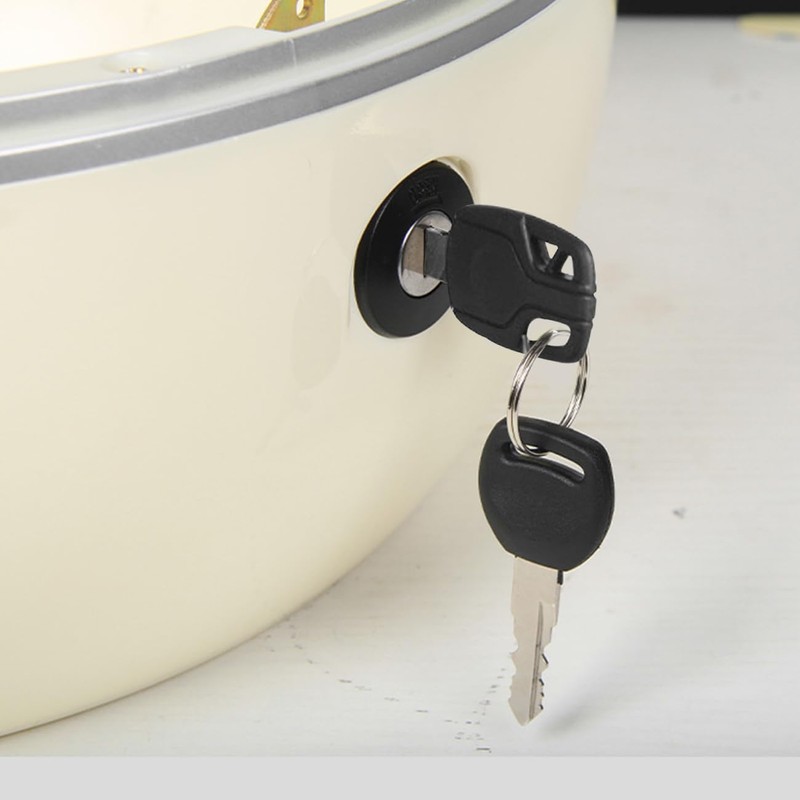 Scooter Storage Trunk Lock Replacement for Electric Motorcycle Key Lock