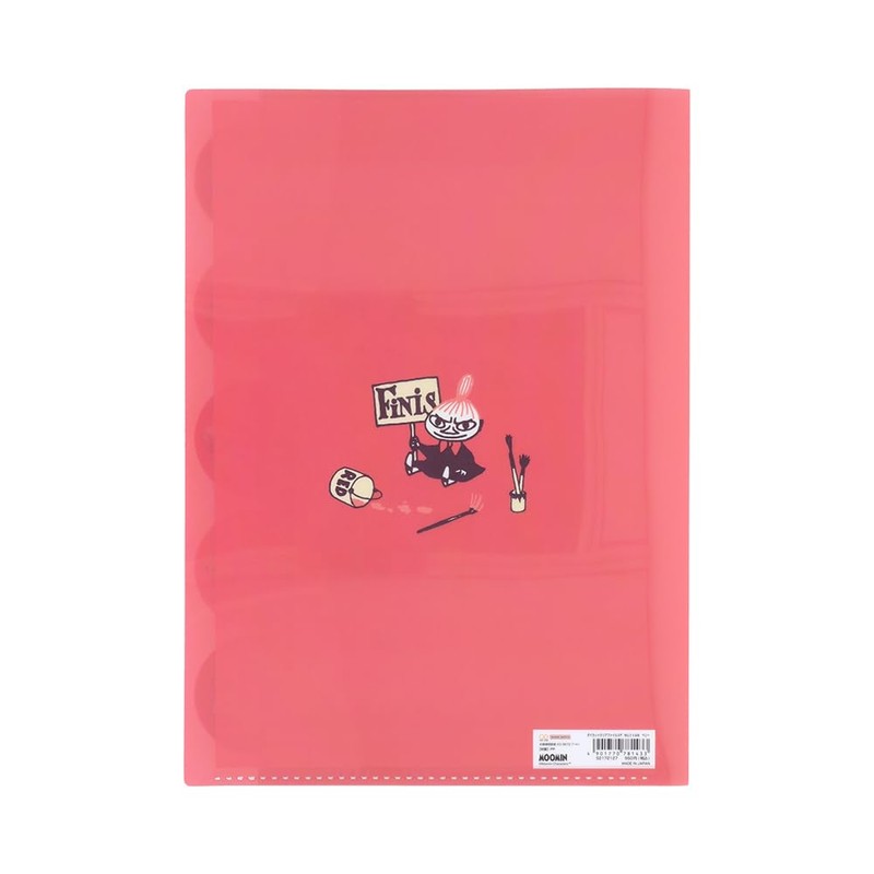 Sunstar Stationery Moomin Clear File, 5 Pockets, A4, 2024 Autumn