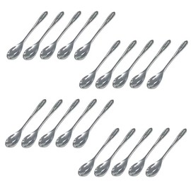 Logo 171-408 Coffee Spoons, Set of 20, Made in Japan, 4.7 inches (11.9 cm), 18-0 Stainless Steel, Commercial Use, Bulk Purchase