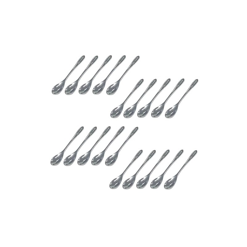 Logo 171-408 Coffee Spoons, Set of 20, Made in Japan,