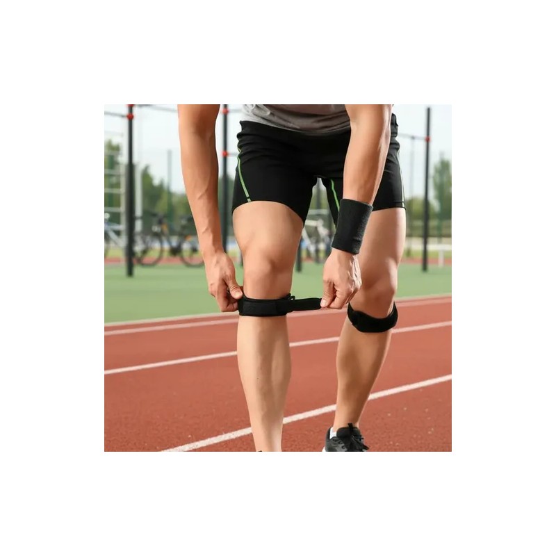 2pcs Rodillera Deportiva De Banda Rotuliana Para Gym,fitness