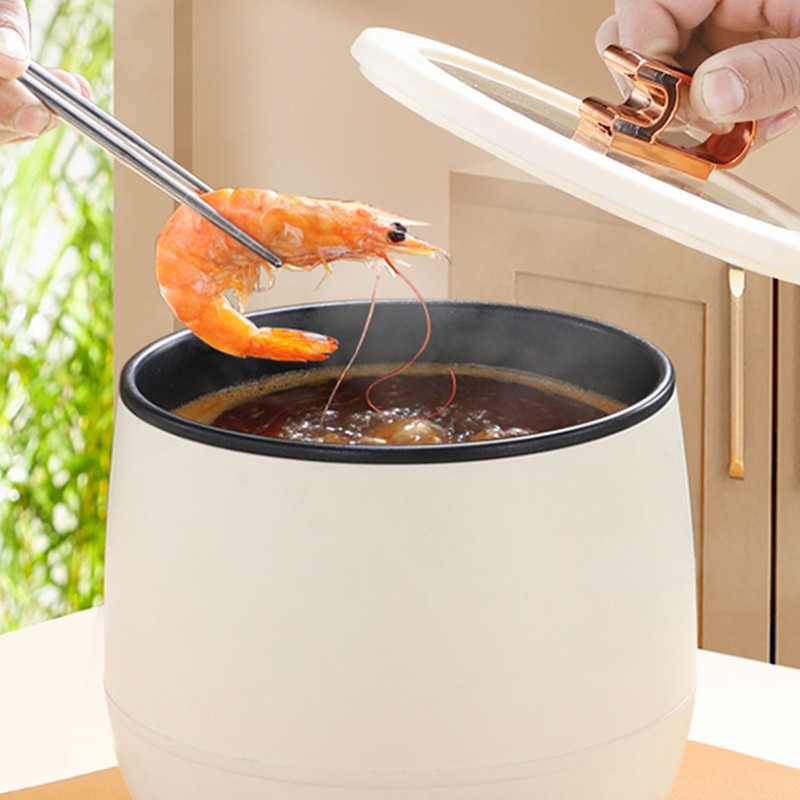 Mini Cooker Electric Pot with Lid Anti Stick Multifunctional Smart