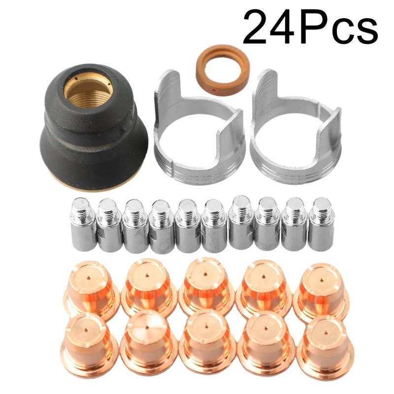 FUZIDDN 24-Piece IPT40 Plasma Cutter Consumables Kit | Compatible with