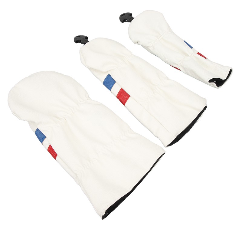 3PCS Golf Club Head Cover for Driver Fairway Woods Headcovers