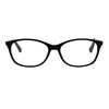 Womens Classic Mod Minimal Oval Rectangular Reading Glasses Black Gold