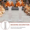WOQLIBE 2 Pack Elegant Wedding Roman Column, Display Roman Pedestal