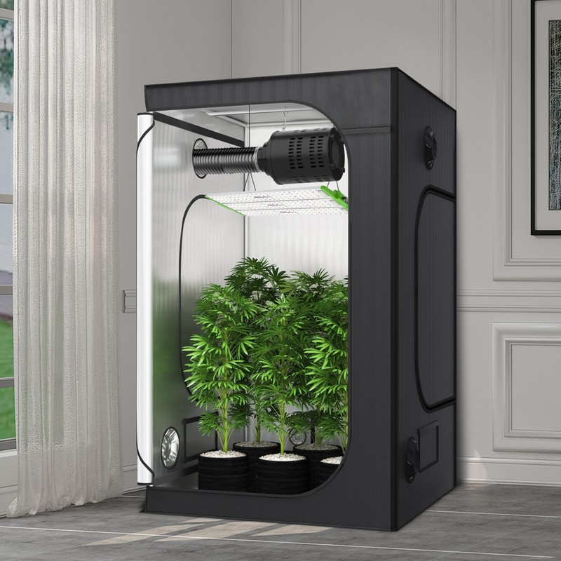 RDJ Bouns Air Filtration All-in-One Kit, 4'/5'/6' Compatible, Inline Fan