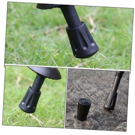 Baluue 10pcs Rubber Tips for Canes Non- Trekking Pole Feet Covers Shock Absorbing Replacement Tips for Hiking Sticks and Compact Design for Outdoor Use