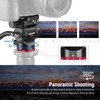 NEEWER Tripod Fluid Head Pan Tilt Head with Quick Release