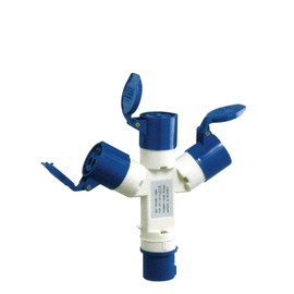 Eagle E302AM Blue 3 Way Splitter