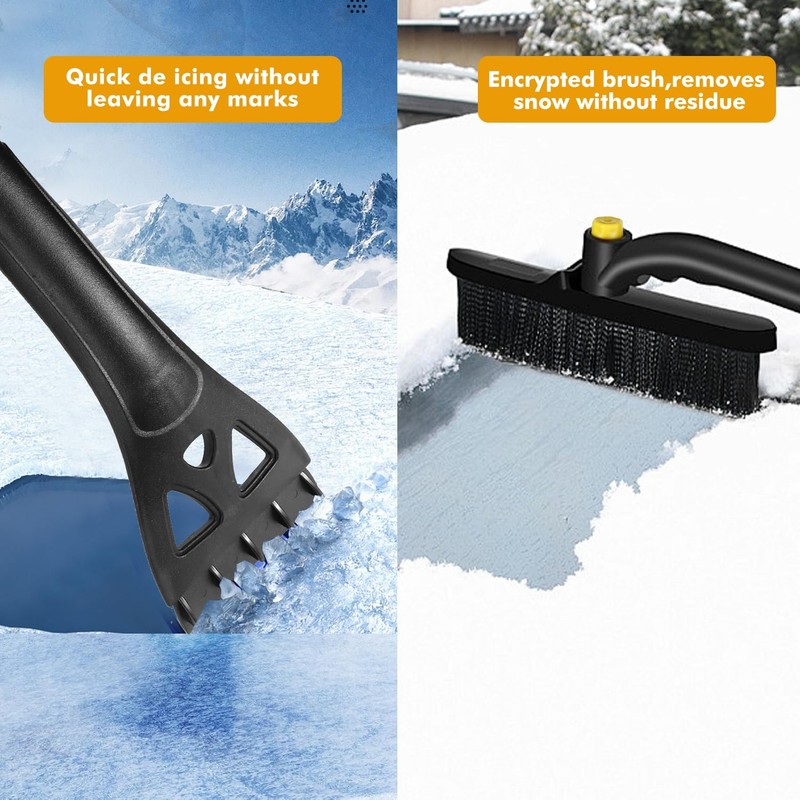 HO-SFSM Car Ice Scraper with Broom