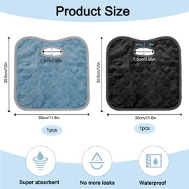 YHSKJCD 2 Pack Car Seat Protector, Potty Training Car Seat Protector, Waterproof Reusable Liners with Leak-Proof Backing