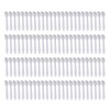 Espátulas de maquillaje reutilizables, 100 unidades, color blanco