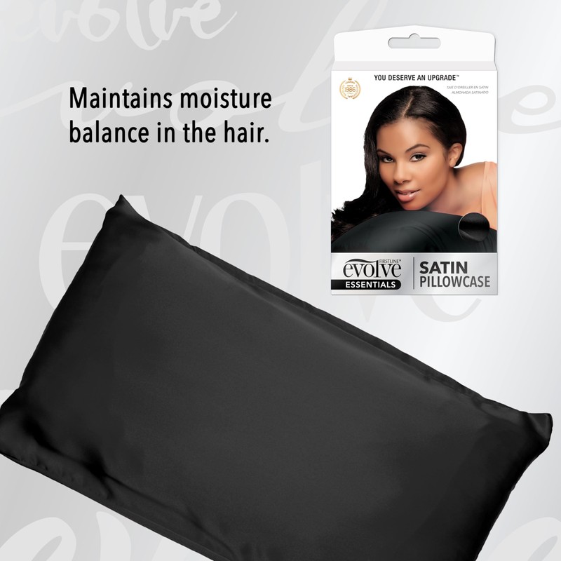 Evolve "Go Satin" Pillowcase Black