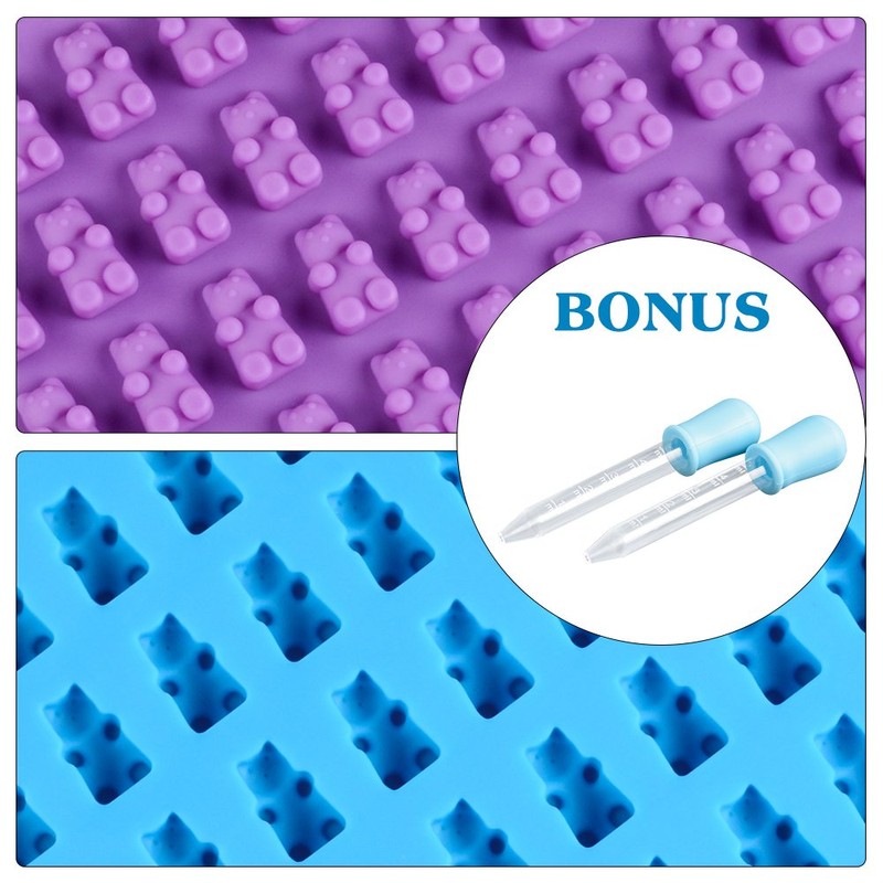 Gummy Molds Bear Candy Silicone - Mini Size Chocolate Gummy
