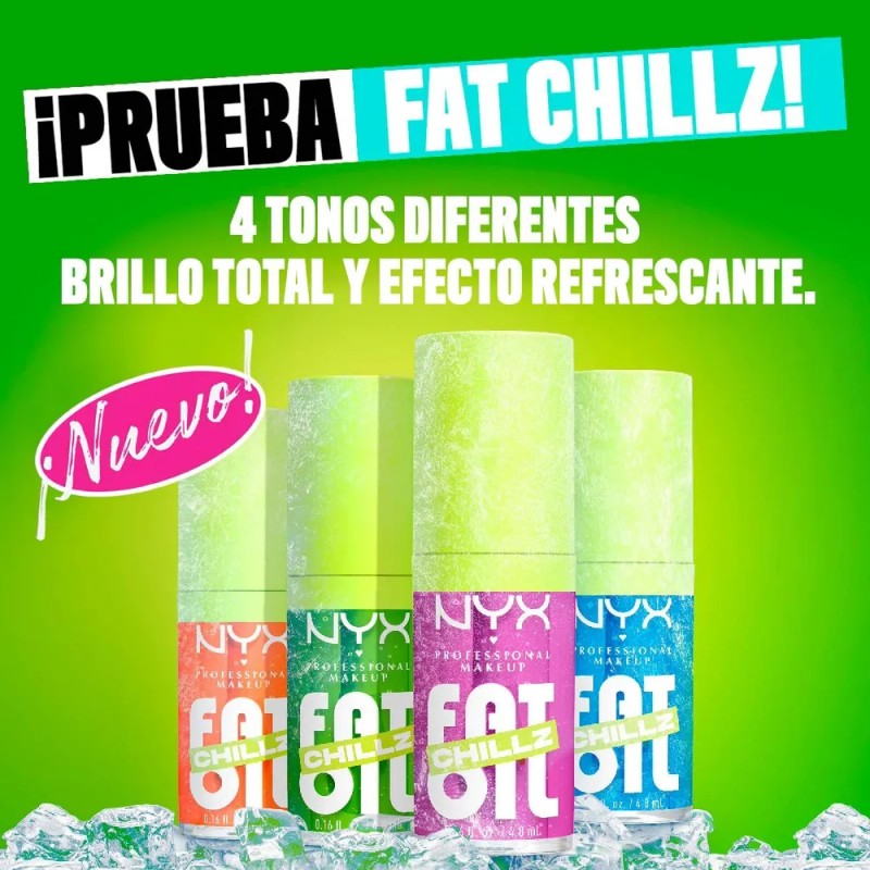 Brillo Labial Hidratante Gloss Fat Oil Chillz De Nyx Strawberry