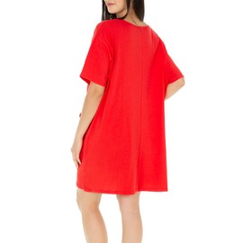 Mafalda 835Io-Gd/05507 Camisón Oversize, Rojo, Grande, Mujer