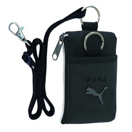 Kutsuwa Puma Polyester Wallet Coin & Pass Case Black PM382BK