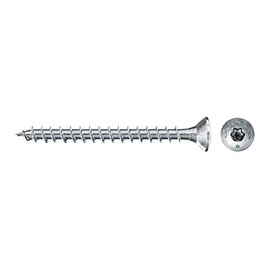 fischer PowerFast II CTF 3.0 x 25 Chipboard Screw (500 Pieces) Fully Threaded, Countersunk Screw with Inner Star, Screw for Woodworking, Reduces Screwing Resistance & Screwing Time