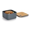 Zeller 14756 Storage Container with Bamboo Lid, Plastic, Approx. 15.4
