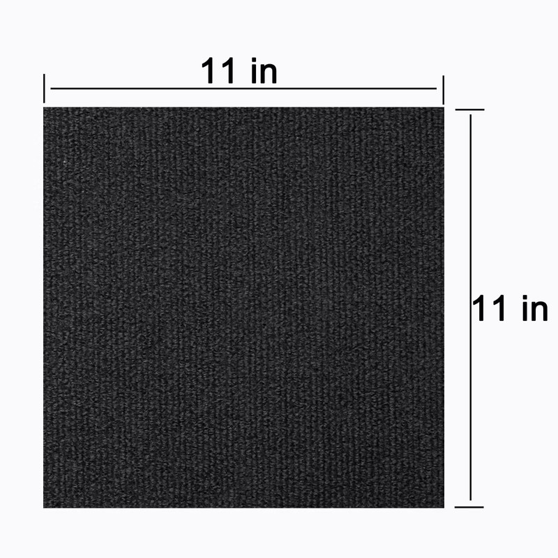 CISSLOR Self Adhesive Carpet Floor Peel Tile Square 30 Pcs