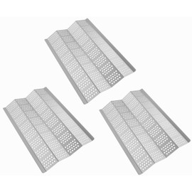 BBQ-PLUS Stainless Steel Heat Plate Replacement Kit for Calise OK2000, OK2000E, OK3000,OK3000E, OK4000, Lucullan MR3000, MR4000 Outdoor Kitchen Concepts Gas Grill Models (3 Pack)