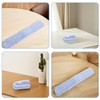 HEALEEP 2pcs Fabric Washer Replacement Glass Cleaning Pads Window Cleaning