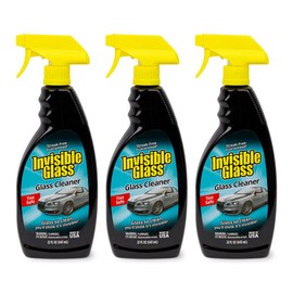 Invisible Glass 92164-3PK Premium Glass Cleaner Spray for Car Windshields and Windows, Automotive and Home Window Cleaner, Streak-Free, Ammonia-Free, Tint-Safe – 22 fl oz (Pack of 3)