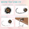 KANGYUSO Sarcastic Saying Foldable Purse Hook, I Don't Know I