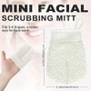 Mig4u Pcs Exfoliating Facial Scrubber Mitt Face Cleanser Wash Mittens