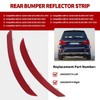 Nakkaa 2PCS Rear Bumper Reflector Compatible with X166 GL350 GL450